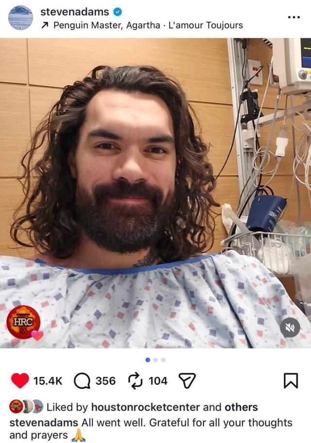 登录入口-确定赛季报销！亚当斯接受左踝手术 火箭寻找前场引援弥补损失